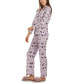 Women's Crazy Cats 2 Piece Cotton Blend Pajama Set