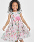 ფოტო #3 პროდუქტის Little & Toddler Girls Burnout Organza Social Dress