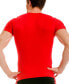 ფოტო #2 პროდუქტის Men's Compression Activewear Short Sleeve Crewneck T-shirt