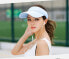 Фото #9 товара Fasbys Visor Sports Hats Women Girls Breathable Long Brim Empty Top Cap Visor for Jogging