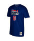 Фото #3 товара Men's Patrick Ewing Navy USA Basketball 1992 Dream Team Name and Number T-shirt