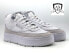 Reebok Women's Size 10 Club C Geo Mid Trainer's Leather Chalk White GY8782