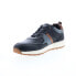 Фото #4 товара English Laundry Lohan EL2623L Mens Black Leather Lifestyle Sneakers Shoes