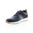 English Laundry Lohan EL2623L Mens Black Leather Lifestyle Sneakers Shoes