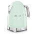 Фото #6 товара SMEG electric kettle KLF04PGEU (Pasteö Green) - 1.7 L - 2400 W - Green - Plastic - Stainless steel - Adjustable thermostat - Water level indicator