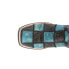 Фото #8 товара Ferrini Patchwork Embroidered Square Toe Cowboy Mens Black, Blue Casual Boots 1