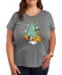 ფოტო #1 პროდუქტის Air Waves Trendy Plus Size Disney Christmas Graphic T-shirt