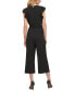 Фото #2 товара Flutter-Sleeve Cropped Jumpsuit