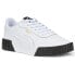 Фото #2 товара Puma Carina 2.0 Lace Up Womens Black, White Sneakers Casual Shoes 38584904