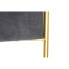 Фото #4 товара Банкетка DKD Home Decor Поролон Серый Позолоченный Металл полиэстер Велюр Деревянный MDF (80 x 80 x 47 cm)