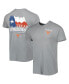 ფოტო #1 პროდუქტის Men's Gray Texas Longhorns Hyperlocal Flying T-shirt