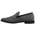 Sperry Houndstooth Overlook Smoking Slipper Plain Toe Dress Mens Black Dress Sh