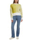 Фото #5 товара Women's Crewneck Transfer Ribbed Sweater