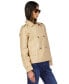 Фото #1 товара Пальто из хлопкового твиля Michael Kors Petite Cotton Twill Cropped Peacoat