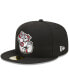 Фото #1 товара Men's Black Lehigh Valley IronPigs Marvel x Minor League 59FIFTY Fitted Hat