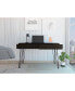 Фото #4 товара Oakland Writing Desk with Two Drawers and Hairpin Legs