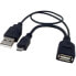 Фото #2 товара IC Intracom Techly ICOC MUSB-MC2 - 0.3 m - USB A - USB A/Micro-USB B - USB 2.0 - Black