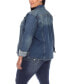 Фото #4 товара Куртка джинсовая White Mark плюс размер классическая