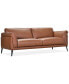 Фото #4 товара Keery 91" Leather Sofa, Created for Macy's