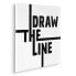 Фото #4 товара Leinwandbild Typo Draw The Line