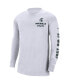 Фото #3 товара Men's White Michigan State Spartans Heritage Max 90 Long Sleeve T-shirt
