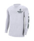 Men's White Michigan State Spartans Heritage Max 90 Long Sleeve T-shirt