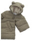 ფოტო #3 პროდუქტის Baby Boys' Fleece Hooded Puffer Jacket