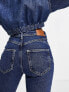 River Island high rise flared jeans in blue