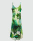 Women's Draped Detail Printed Dress