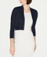Фото #1 товара Cropped Open-Front Cardigan