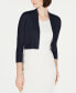 ფოტო #1 პროდუქტის Cropped Open-Front Cardigan