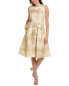 Фото #1 товара Lafayette 148 New York Fit-And-Flare Linen-Blend Dress Women's