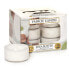 Aromatic tea candles Shea Butter 12 x 9.8 g