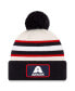 Men's Cream William Byron Axalta Cuffed Pom Knit Beanie Бежевый, Один размер - фото #2