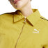 Puma T7 Play Paris Track Jacket Womens Yellow Casual Athletic Outerwear 62680641