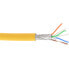 Фото #2 товара InLine Patch Cable S/FTP PiMF Cat.6A halogen free 500MHz yellow 100m