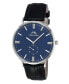 Фото #1 товара Часы Porsamo Bleu Men's Henry Genuine Leather Band Watch