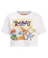 Фото #3 товара Women's White Rugrats Group Boxy Cropped T-shirt