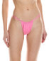 Monica Hansen Beachwear Money Maker 2 String Bikini Bottom Women's Pink L