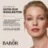 Фото #3 товара BABOR MAKE UP Satin Duo Highlighter, Two Tone Highlighter Powder, Baked Texture, for Beautiful Facial Accents, 6 g