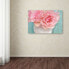 Фото #2 товара Cora Niele 'Pink Rose Bouquet' Canvas Art, 12" x 19"