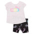 Puma 2 Piece T-Shirt & Bike Shorts Set Toddler Girls Size 2T Casual Tops 859354