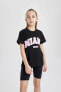 Kız Çocuk T-shirt B5095a8/bk81 Black