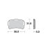 MOTO-MASTER GasGas/Honda/Jotagas/Trs 099512 Sintered Brake Pads - фото #2