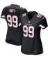 ფოტო #1 პროდუქტის Women's J.J. Watt Black Arizona Cardinals Alternate Game Jersey