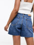 Фото #5 товара Stradivarius longline denim short in dark blue