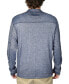 Фото #2 товара Men's Micro-Rib Quarter-Zip Ribbed Sweater