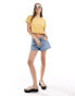 Superdry Slouchy cropped t-shirt in sauterne yellow SAUTERNESGELB, 38 - фото #2