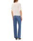 ფოტო #4 პროდუქტის Women's Drop-Shoulder Short-Sleeve Sweater