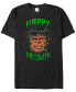 Фото #1 товара Marvel Men's Hulk Big Face Happy Halloween Short Sleeve T-Shirt